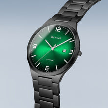 Load image into Gallery viewer, Bering Brushed Black Titainium Watch
