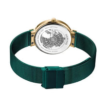 Load image into Gallery viewer, Bering Watch - Green Mesh with Aurora Dial
