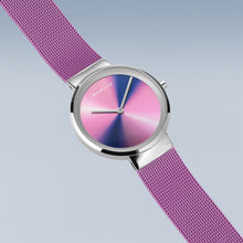 Load image into Gallery viewer, Bering Watch - Pink Mesh with Aurora Dial