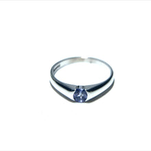 Load image into Gallery viewer, 18ct White Gold Tanzanite Single Stone Ring
