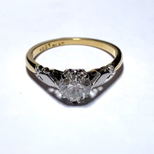 Load image into Gallery viewer, Secondhand 1.02ct Old Cut Diamond Single stone Ring