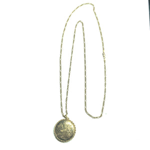Secondhand Gold Locket with 30" Necklace