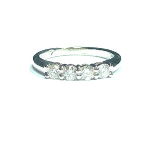 Platinum Four Stone Diamond Ring
