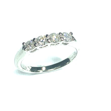 Load image into Gallery viewer, Platinum Four Stone Diamond Ring
