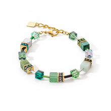 Load image into Gallery viewer, Coeur De Lion GeoCUBE Green Bracelet