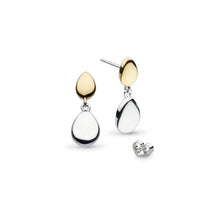 Load image into Gallery viewer, Kit Heath Pebble Golden Drop Earrings