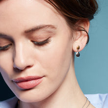 Load image into Gallery viewer, Kit Heath Pebble Golden Drop Earrings