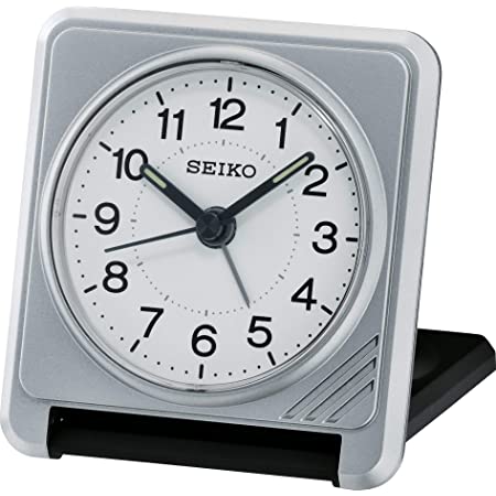 Seiko Travel Alarm Clock - Silver