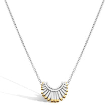 Load image into Gallery viewer, Kit Heath Essence Radiance Golden Small Fan Necklace