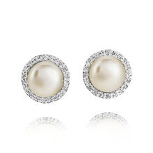 Load image into Gallery viewer, Jersey Pearl Amberley Cluster Earrings