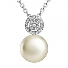 Load image into Gallery viewer, Jersey Pearl Amberley Halo Pendant