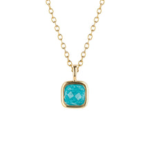Load image into Gallery viewer, D for Diamond Birthstone Necklaces - Gold Plated
