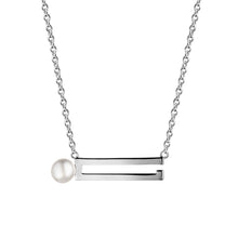 Load image into Gallery viewer, Jersey Pearl Ava Necklace Silver