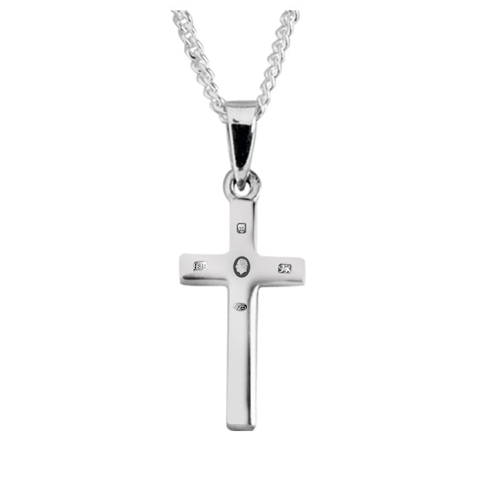 Silver Coronation Cross & Chain