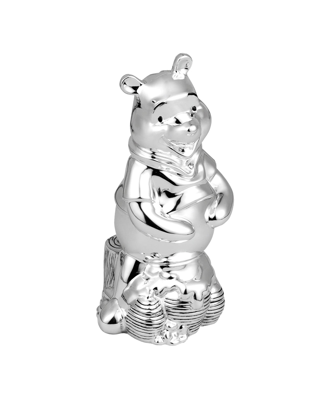 Silver Plated Winnie The Pooh Money Box