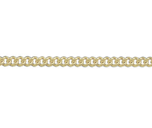 9ct Yellow Gold Filed Curb Chain - 20"