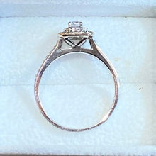 Load image into Gallery viewer, Secondhand 'Diamond Story' Cushion Halo Diamond Ring
