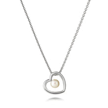 Load image into Gallery viewer, Jersey Pearl Kimberley Selwood Heart Necklace