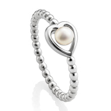 Load image into Gallery viewer, Jersey Pearl Kimberley Selwood Heart Ring
