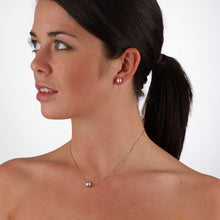 Load image into Gallery viewer, Jersey Pearl Peacock Freshwater Pearl Slider Necklace