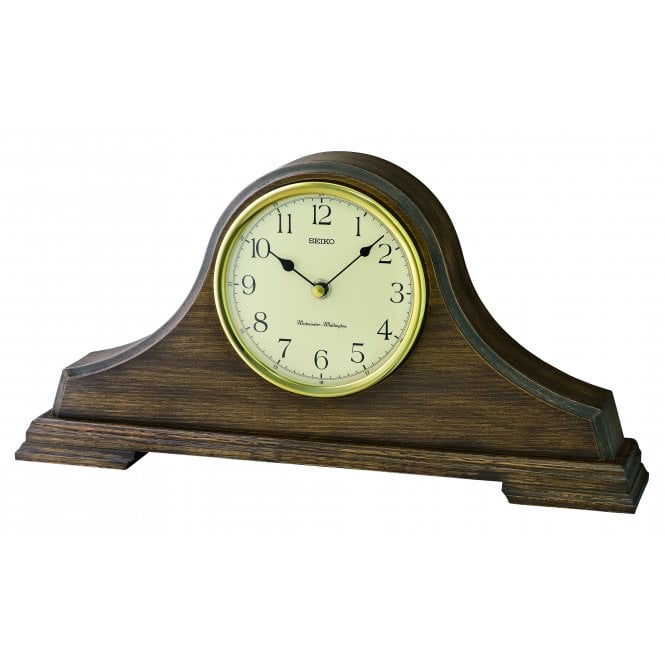 Seiko Wooden Napolian Mantle Clock