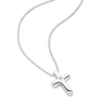 Load image into Gallery viewer, D For Diamond Silver Cross