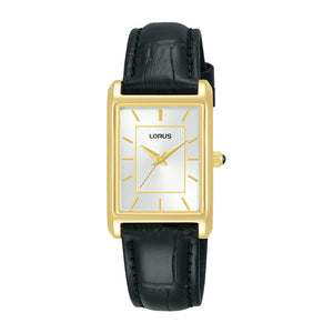 Lorus Watch - Gold Plated Rectangle Dial