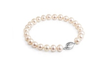 Load image into Gallery viewer, Jersey Pearl Classic Pearl Bracelet 7.0-7.5mm