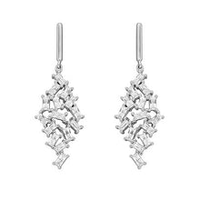 Load image into Gallery viewer, Diamonfire Cubic Zirconia Scatter Drop Earrings