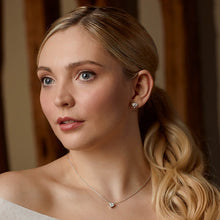 Load image into Gallery viewer, Diamonfire Cubic Zirconia Diamond Shape Stud Earrings