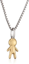 Load image into Gallery viewer, D for Diamond Child and Disc Necklace
