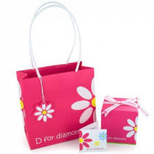 Load image into Gallery viewer, D for Diamond Silver and Gold Plate Guardian Angel Pendant