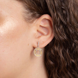 Fiorelli Geo Cage Designed Drop Earrings