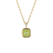 Load image into Gallery viewer, D for Diamond Birthstone Necklaces - Gold Plated