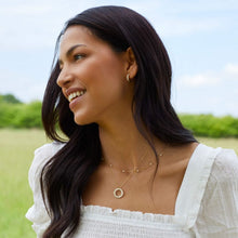 Load image into Gallery viewer, 9ct Gold Seed Pearl Huggie Hoop Earrings