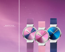 Load image into Gallery viewer, Bering Watch - Pink Mesh with Aurora Dial