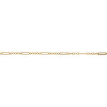Load image into Gallery viewer, 9ct Gold Figaro Style Bracelet