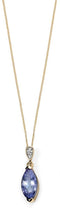 Load image into Gallery viewer, 9CT Gold Marquise Tanzanite & Diamond Necklace