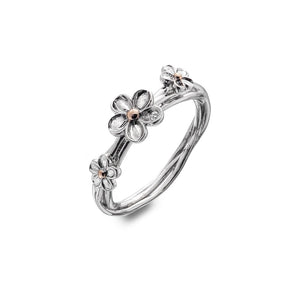 Hot Diamond Forget Me Not Floral Ring