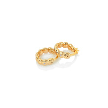 Load image into Gallery viewer, Hot Diamonds Gold Edit Beach Hoop Earrings