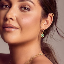 Load image into Gallery viewer, Hot Diamonds Gold Edit Revive Malacite Earrings