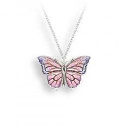Nicole Barr Purple Butterfly Necklace