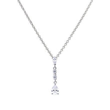 Load image into Gallery viewer, Diamonfire Long Tear Drop Necklace

