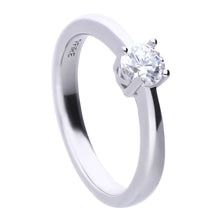 Load image into Gallery viewer, Diamonfire 0.5ct Cubic Zirconia Solitaire Ring