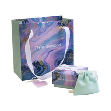 Load image into Gallery viewer, D for Diamond Birthstone Necklaces - Gold Plated