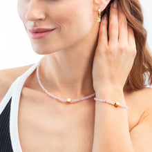 Load image into Gallery viewer, Coeur De LIon Gold Plated Hoop Drop Earrings
