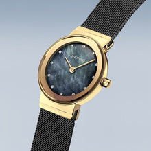 Load image into Gallery viewer, Bering Watch - Ladies Classic Black Mesh
