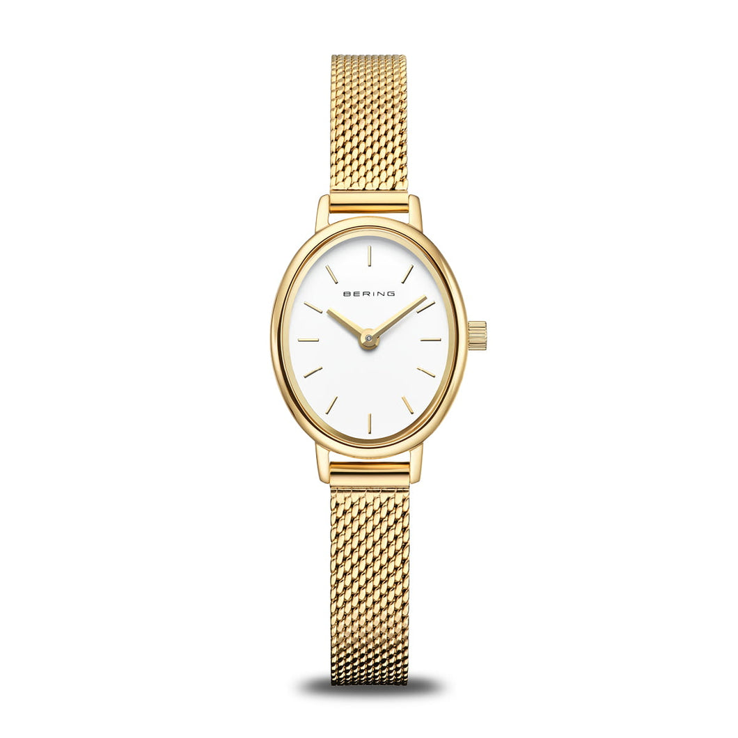 Bering Ladies Polished Gold Plated watch