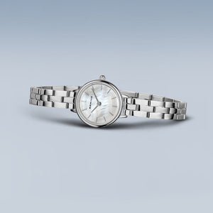 Bering Watch - Ladies Steel with Mother of Pearl Dial