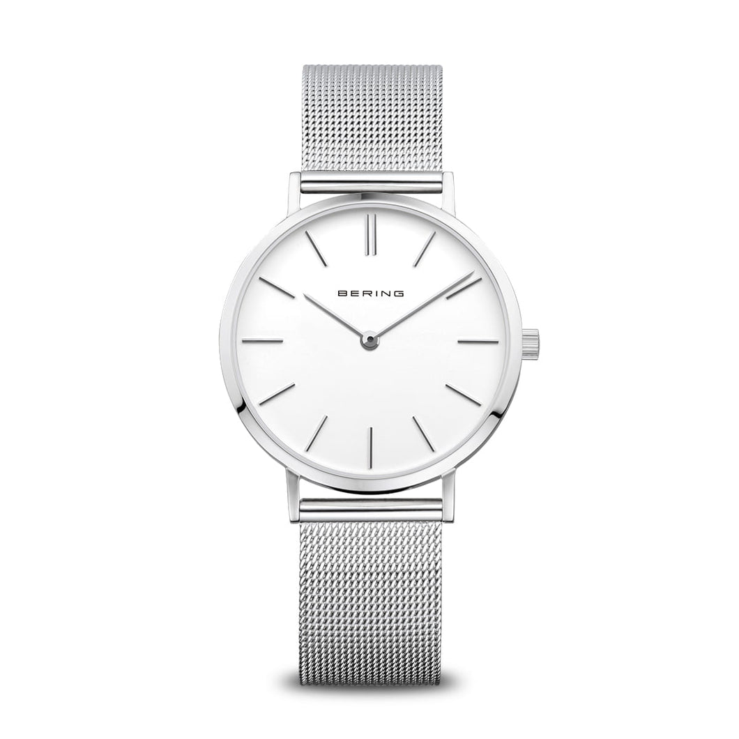 Bering Ladies Polished Steel Watch